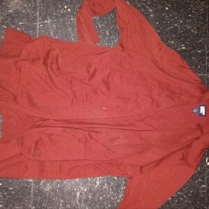 Lands' End Rich Rust Cardigan Size 1x-0566